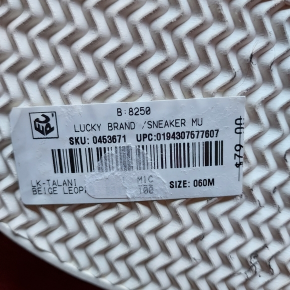 NWT Lucky Brand Slip On Leopard Mule Sneakers - Picture 5 of 8